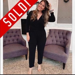 Express black jumpsuit